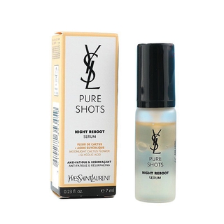 แท้💯% [Sephora US/เช็คใบเสร็จได้] YSL Pure Shots Night Reboot Serum 7ml