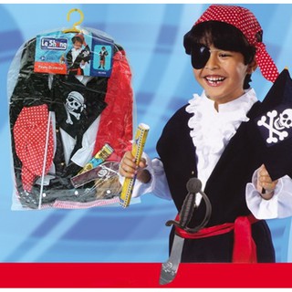 ชุดโจรสลัด โจรสลัด ชุดโจรสลัดเด็ก โจรสลัดเด็ก ชุดแฟนซี เด็ก พร็อพโจรสลัด พร็อพแฟนซี  Fancy Prop Pirate Costume Kid Party