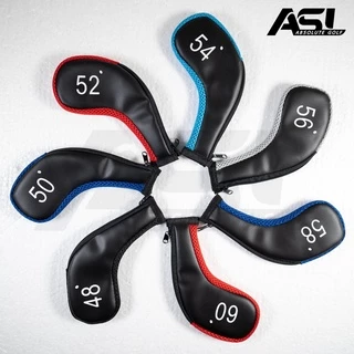 Golf Wedge Cover ปลอกครอบไม้เวดจ์ แบบมีซิป เลือกองศาและสีได้ มีหลายสี