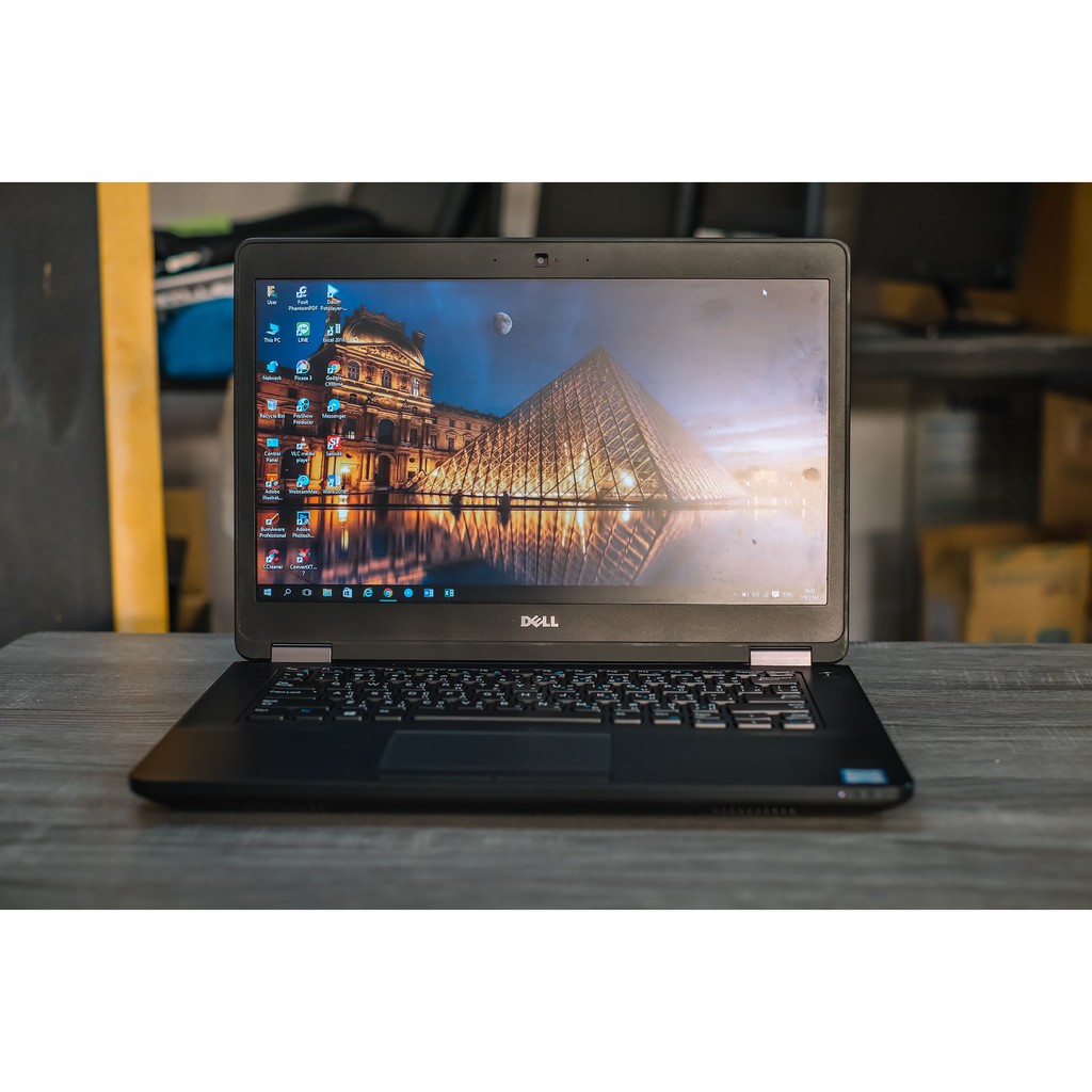 ผ่อน 0% โน๊ตบุ๊คมือสอง โน๊ตบุ๊คทำงาน NOTEBOOK DELL LATITUDE E5470 i5-Gen6 แรม 8 Gb SSD 256 Gb ทำงานเ