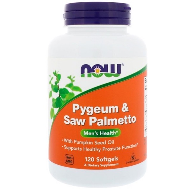 PreOrder Now Foods, Pygeum & Saw Palmetto, 120 Softgels