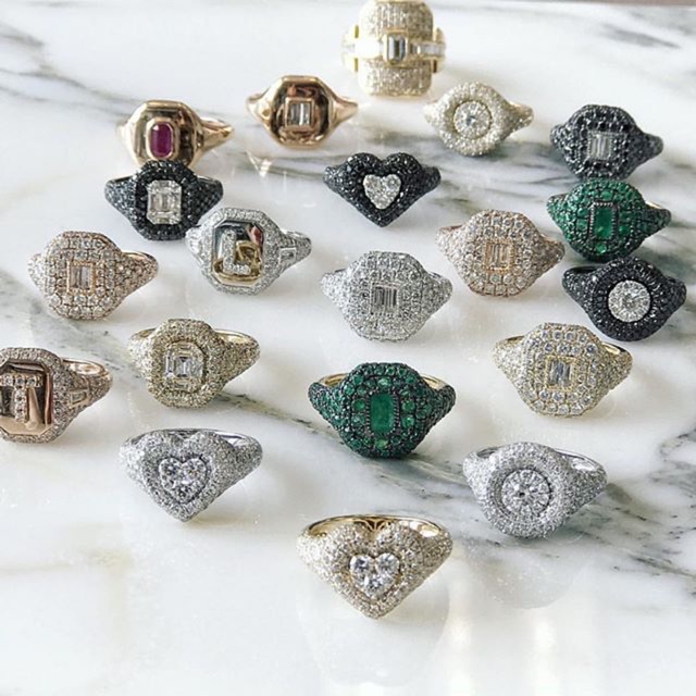 Pave rings
