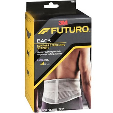 Futuro Back Support Comfort stabilizing support  อุปกรณ์พยุงหลัง ฟูทูโร่ สีเทา 1ชิ้น 3M - รูปที่ 2