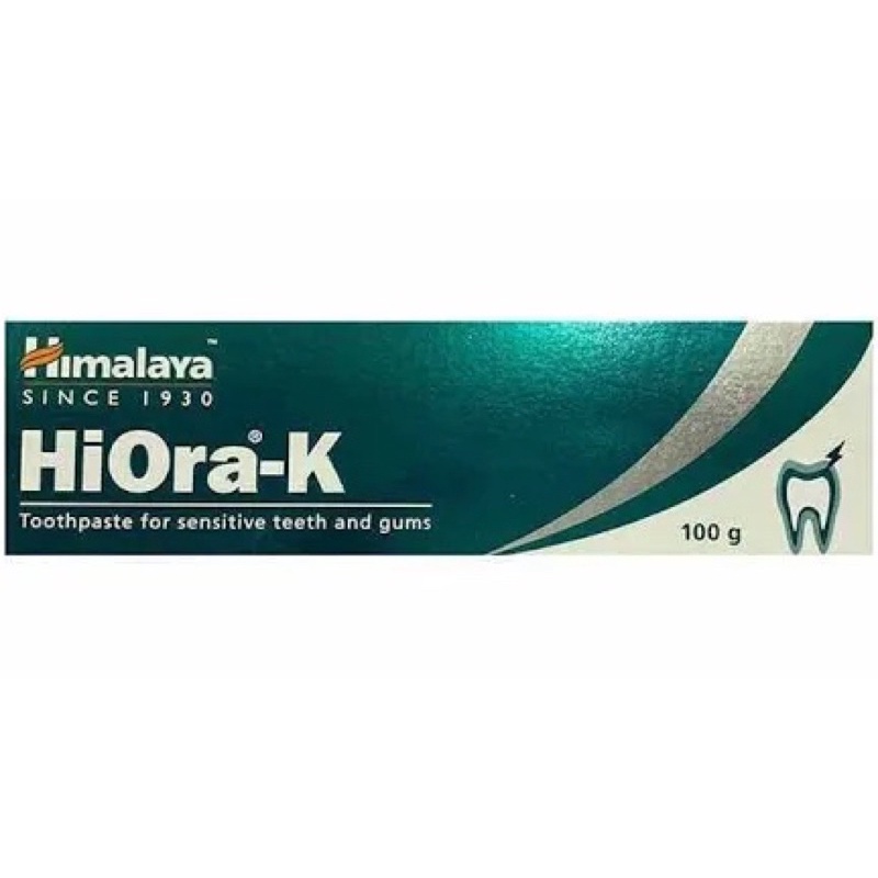 Himalaya HiOra-K ຢາສີຟັນສະໝຸນໄພ 100 ກຣາມ ຊ່ວຍຫຼຸດເຫງືອກຮ່ອນ ແລະ ອາການເສียวฟັນ