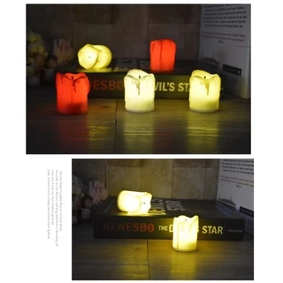 เทียน LED ตกแต่ง งานแต่ง งานเลี้ยง ปลอดภัย ไหม้ เหมาะกับทุกบรรยากาศ เค้กวันเกิด Halloween ฮาโลวีน วาเลนไทน์