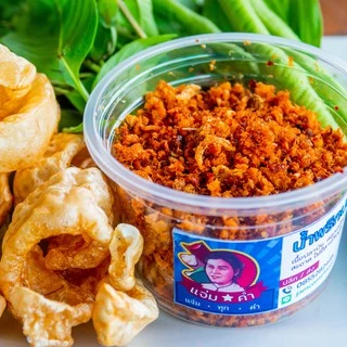 250g น้ำพริกปลาย่างป่น น้ำพริกนรกปลาย่าง น้ำพริกปลาย่างกลิ่นแมงดา