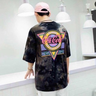 D7026 TYE DYE TEE DARK GREY