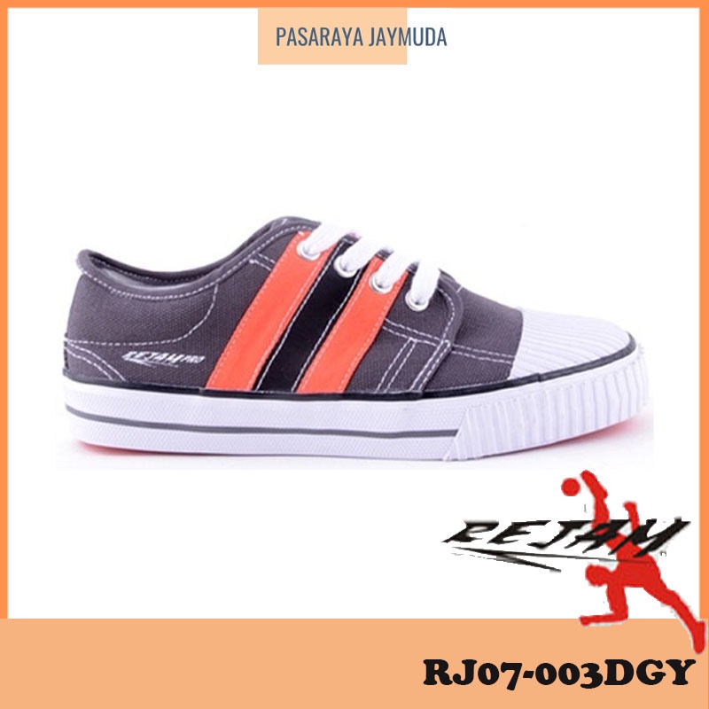 Palas Rejam Lo Cut Shoe Lace RJ07-003 สีเทาเข้ม