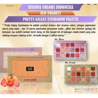 Sivanna HF6037 Colors Pretty Galaxy Eyeshadow Palette Rose ของแท้100%