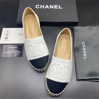 รองเท้าผ้าใบ CHANEL CANVAS SHOES  (ทำจากหนังแท้เทียบเท่าของแท้) จัดส่งฟรีEMS