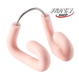 [พร้อมส่ง] คลิปหนีบจมูกสำหรับว่ายน้ำ SWIMMING ADJUSTABLE STAINLESS STEEL LATEX NOSE CLIP