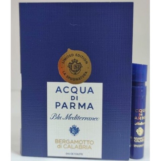 Vial 🌈 Acqua Di Parma ☁️ Blu Mediterranceo BERGAMOTTO di CALABRIA EDT น้ำหอมพกพา น้ำหอมไวออลแท้💯