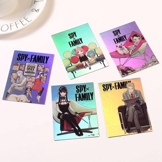 10 ชิ้น / ล็อต อะนิเมะ SPYxFAMILY การ์ด Loid Forger Anya Forger Yor Forger การ์ด ของเล่นเด็ก ของขวัญวันเกิด