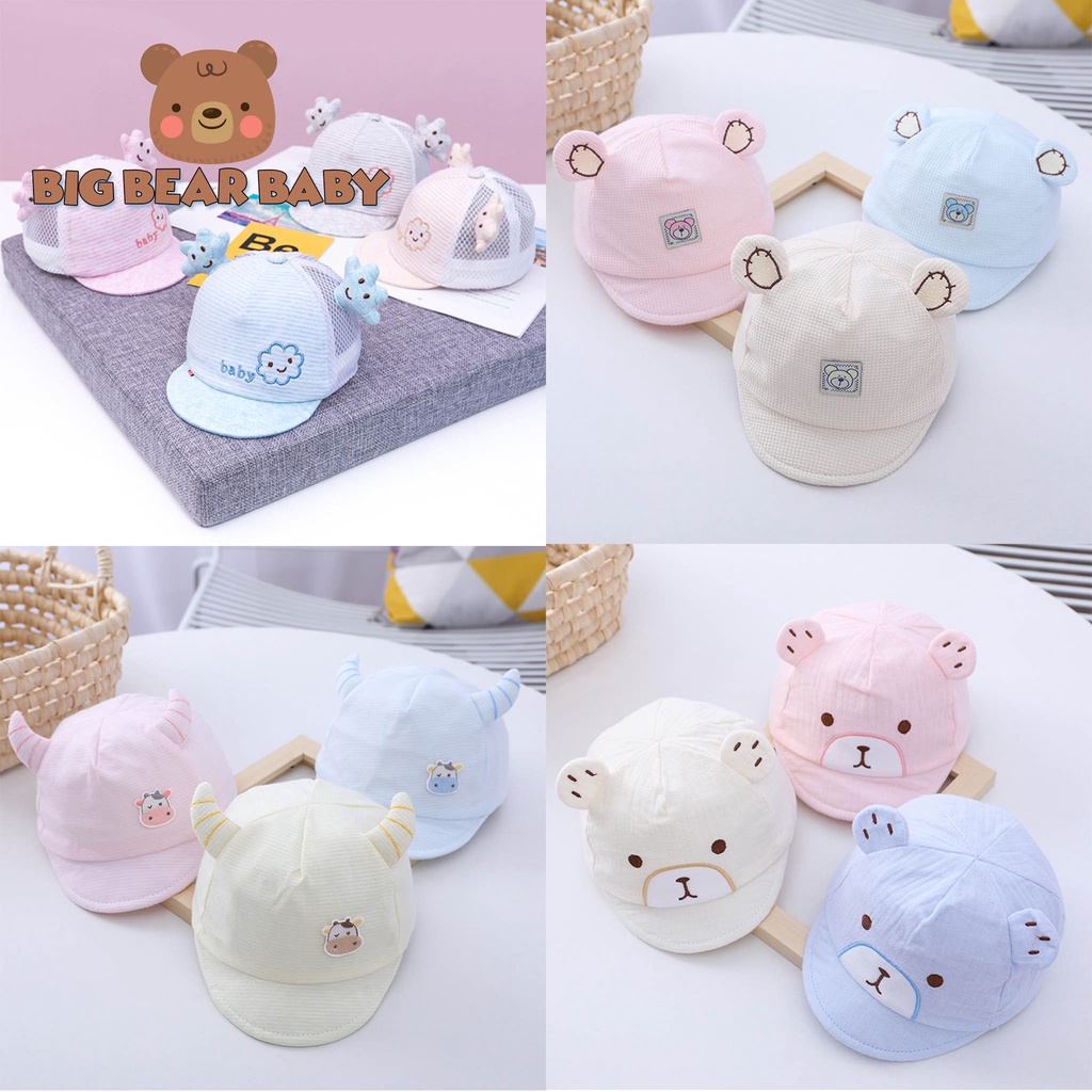 (ล้างสต๊อก)หมวกเด็ก 0-3 เดือน ราคาถูก CAP24-28