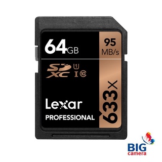 Lexar 64GB Professional 633x UHS-I SDXC Memory Card
