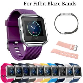 สายนาฬิกาข้อมือซิลิโคนสําหรับ Fitbit Blaze