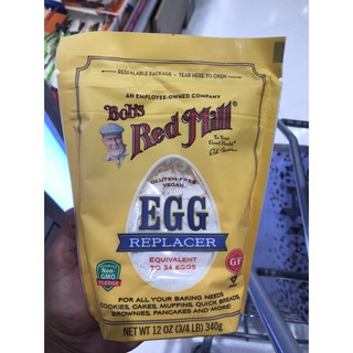 EGG REPLACER  Equivalent to 34 Eggs Bobs Res Mill ขนาด 340 g. ไข่ขาวทำขนม พร้อมส่ง