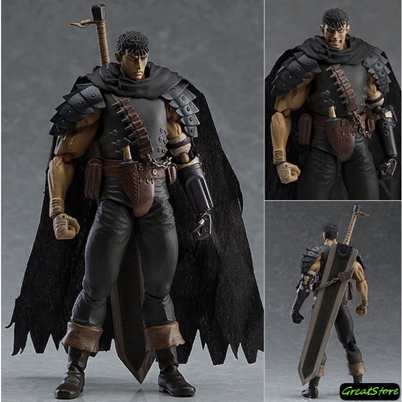 Figma Berserk Character Model Guts Black Swordsman Ver Figure 359 เคลื ่ อนย ้ ายได ้
