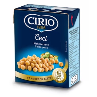 Cirio Ceci Kichererbsen Chick Peas 380g.อาหาร วัตถุดิบ  อาหารกระป๋อง  ผักกระป๋อง  ถั่วกระป๋อง