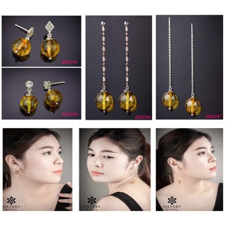 Silvery by Ar-Kang✨Amber Earring คอลเลคชั่นต่างหูอันพันสีเหลือง 💕