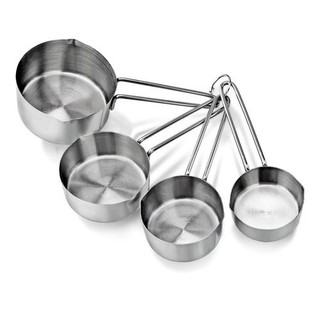 เซ็ทถ้วยตวง 4 ชิ้น งานสแตนเลส Measuring Cup 4 Piece Set - HSG47