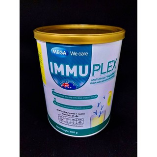 MEGA IMMUPLEX 300 G  เมก้าวีแคร์ อิมมูเพล็กซ์ อาหารเสริมผู้สูงอายุ คนแก่ ผู้ป่วย เสริมโปรตีน   (18516)