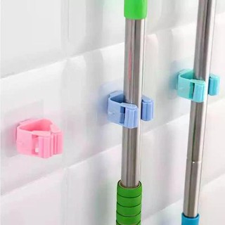 ที่แขวนไม้กวาดไม้ถูพื้นติดผนัง เอนกประสงค์ Mop Holder