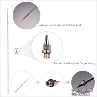 อะไหล่ ชุดเข็มแอร์บรัช อุปกรณ์เสริม Airbrusn แอร์บรัช