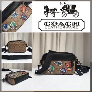 【HOT】COACH F72947 กระเป๋าผู้ชายกระเป๋าสะพายกระเป๋าสะพายข้างกระเป๋ากล้องกระเป๋ากล้อง