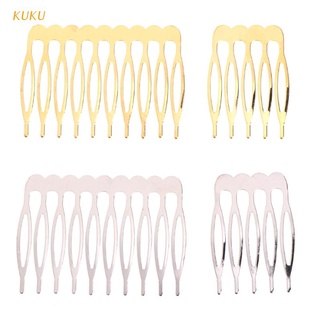 [Kuku] มงกุฎเจ้าสาว หวี โลหะผสม เครื่องประดับผม สีทอง สีเงิน เจ้าสาว