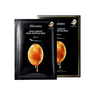 JM Solution Honey Luminous Royal Propolis Mask (10 Sheets) มาส์กหน้าผสมน้ำลายผึ้ง