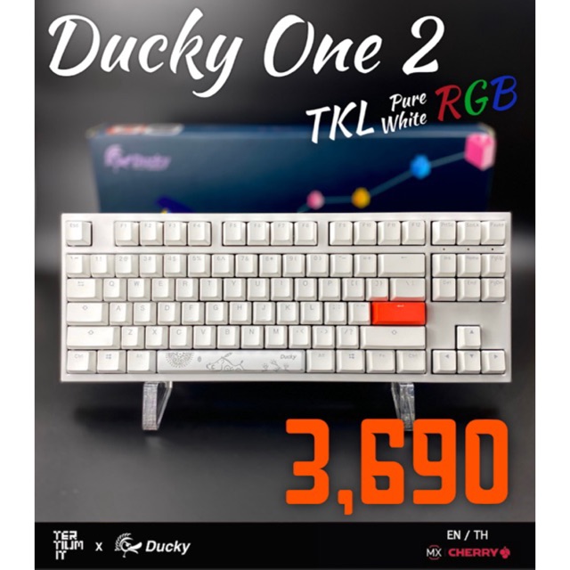 Ducky One2 Rgb Tkl Usb Mechanical Keyboard With Cherry Mx Brown Switches Afsvfp Fr