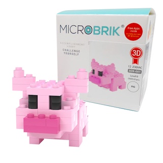 ตัวต่อไมโครบริค รุ่น 3DX-001 Pig / microbrik 3DX-001