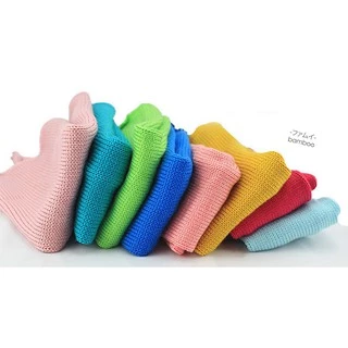 ไหมพรม Bamboo Cotton #20 ไหมพรมเยื่อไผ่ สำหรับถักเสื้อ ผ้าคลุม ลูกไม้ งานโครเชต์ | ซื้อ 6 ม้วน แถมเข็มถัก 1.5 มม. ฟรี