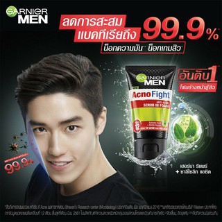 Garnier men การ์นิเย่ เมน แอคโนไฟท์ 12 อิน 1 แอนตี้-แอคเน่ โฟม 100 มล.