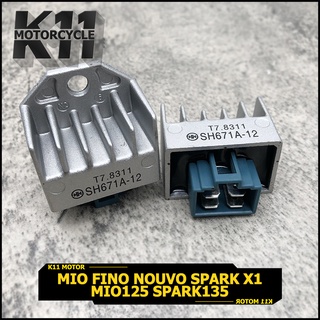 แผ่นชาร์ท แผ่นชาร์ต Mio Fino Nouvo Spark X1 Mio125 Spark135 (รถรุ่นคาร์บู) แผ่นชาร์จไฟ