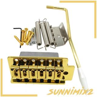 ( Sunnimix2 ) อะไหล่สะพานสายกีตาร์แบบเปลี่ยนสําหรับ St Guitar Standard Tremolo Bridge