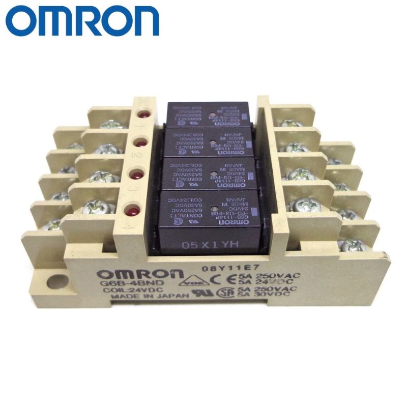 0MRON RELAY G6B-4BND 24VDC G6B-1114P-FD-US-P6B 24VDC 12VDV 5VDC ของแท้ ออกบิลได้
