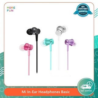 [ พร้อมส่ง ] Xiaomi Mi In-Ear Headphones Basic - หูฟังพร้อมไมค์สนทนา Small Talk