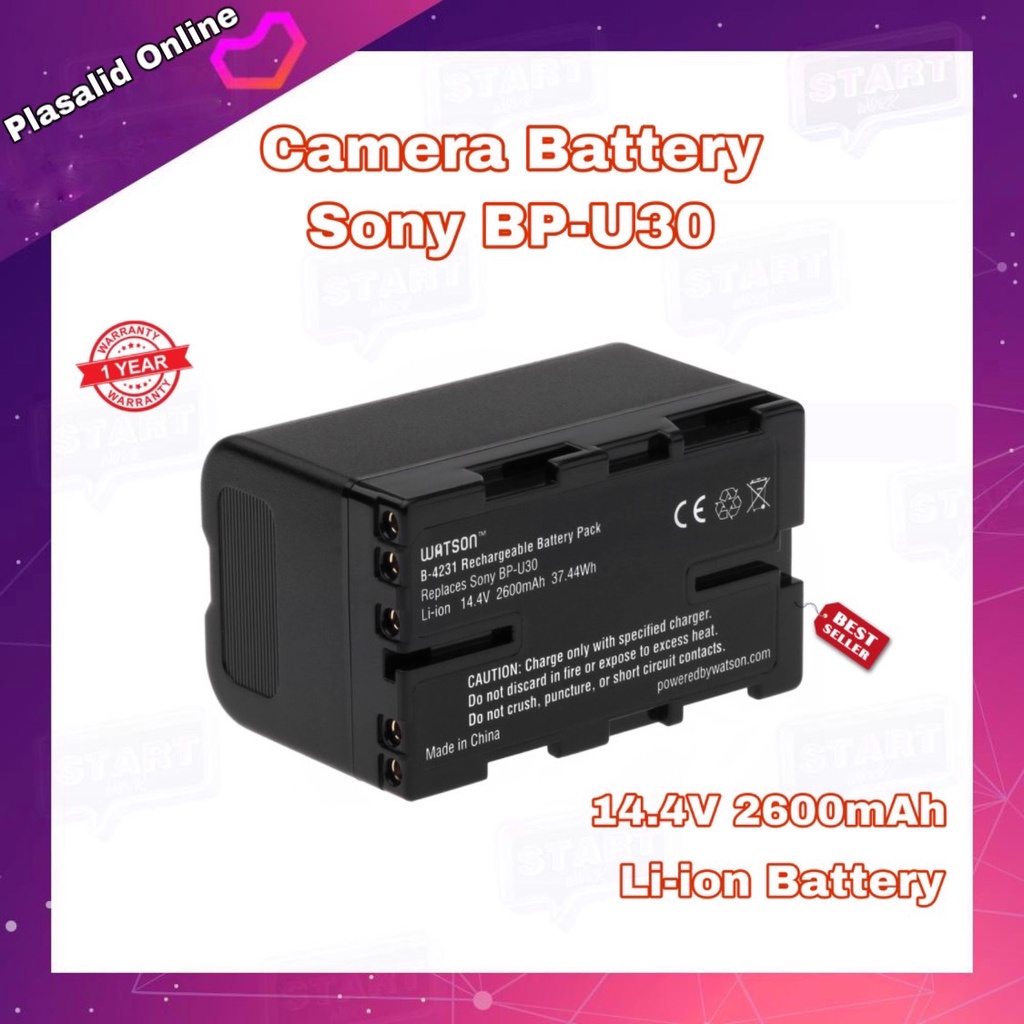 แบตกล้อง Camera Battery Sony BP-U30 For Sony BP U30 U60 : EX PMW 100 150 160 200 PMW EX1 EX3 F3K (Li