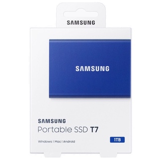 Samsung 1TB T7 Portable SSD USB3.2 (Blue)