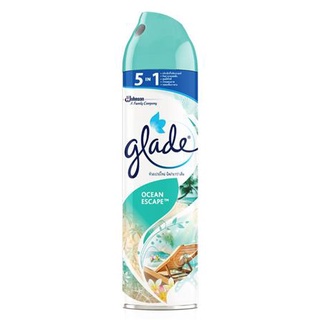 dee-double สเปรย์ปรับอากาศ GLADE กลิ่นโอเชี่ยนเอสเคป 320 มล. น้ำหอมปรับอากาศ