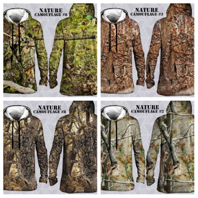 HOODIE CAMOUFLAGE JACKET 3D CAMOUFLAGE SWETER HUNTING FULL PRINTING 3D