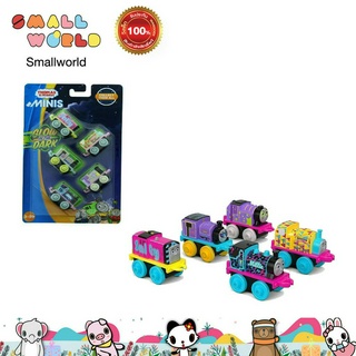 Thomas &amp; Friends Glow in the Dark train 5 piece pack รถไฟโทมัส มินิ เรืองแสง 5 คันใน1 แพ็ค รุ่น FVJ69