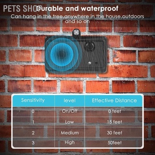 Pets Shop กล่องอัลตราโซนิก ปรับได้ สําหรับหยุดสุนัข