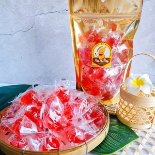 กินเพลิน✨150 กรัม เยลลี่สตอเบอรี่ รูปลูกสตรอว์เบอร์รี่ เยลลี่ผลไม้