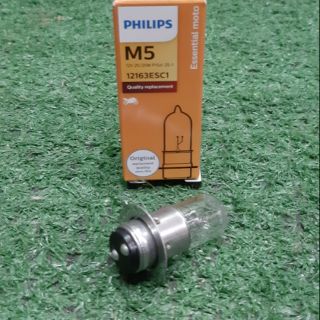 หลอดไฟหน้า PHILIPS M5 12V/25W