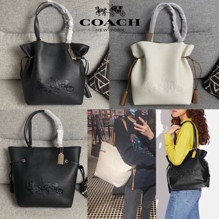 Coach (size L)  Andy Tote With Horse And Carriage