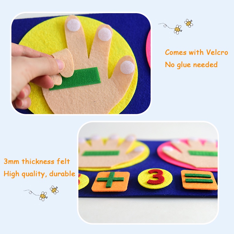 Montessori ของเล่นนับเลขคณิตศาสตร์ เสริมการเรียนรู้เด็กวัยหัดเดิน ราคา ถูกที่สุด ดีลบีเคเค แกลเลอรีภาพที่ 4