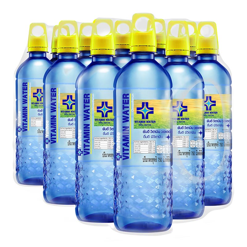 ยันฮี น้ำดื่มวิตามิน 750 มล. x 12 ขวด Yanhee Vitamin Water 750 ml x 12 Bottles